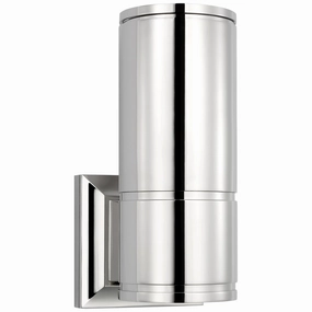 Provo LED Canister Light Polished NickelOutdoor wall sconces with motion sensor