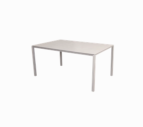 Pure dining table, 150x90 cmoutdoor coffee table for patio or lounge