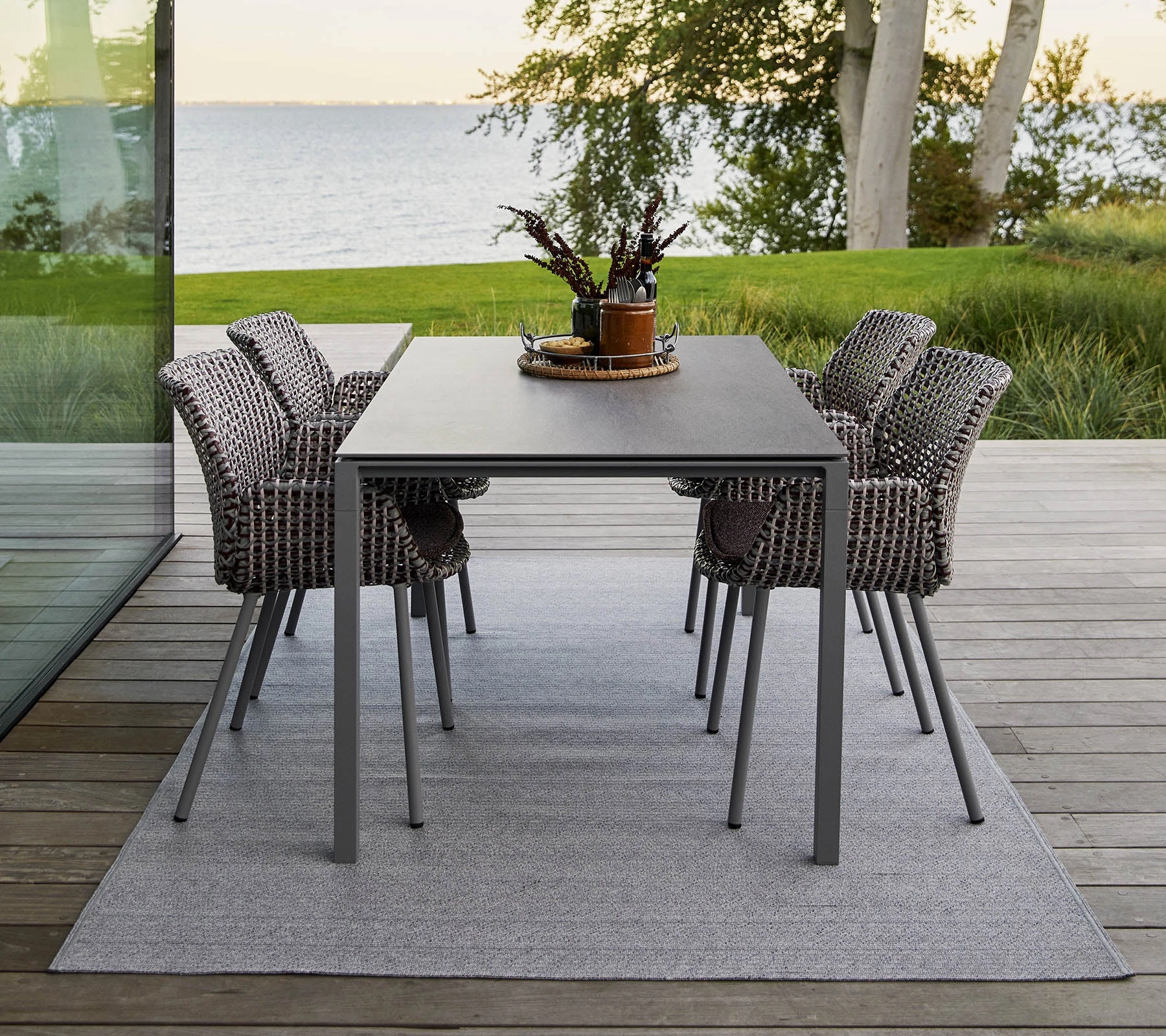 Pure dining table, 150x90 cm