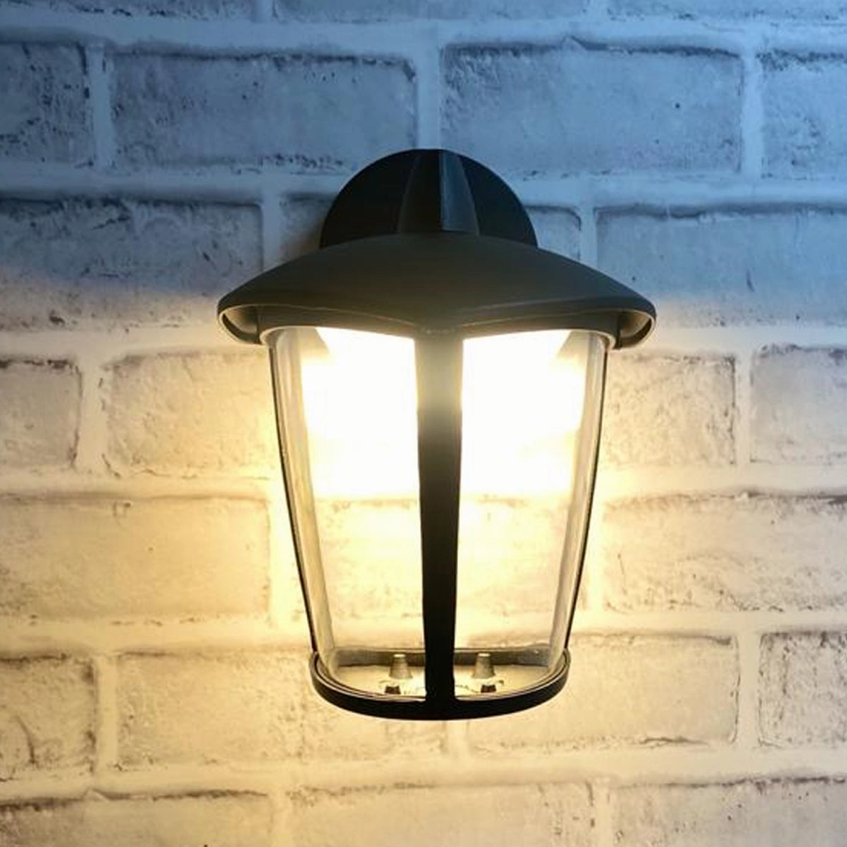PYRAMID - CGC Black LED Wall Lantern Light