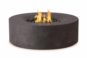 PyroMania Fire - Avalon Round Concrete Fire Pit Tableportable outdoor fire pit with lid