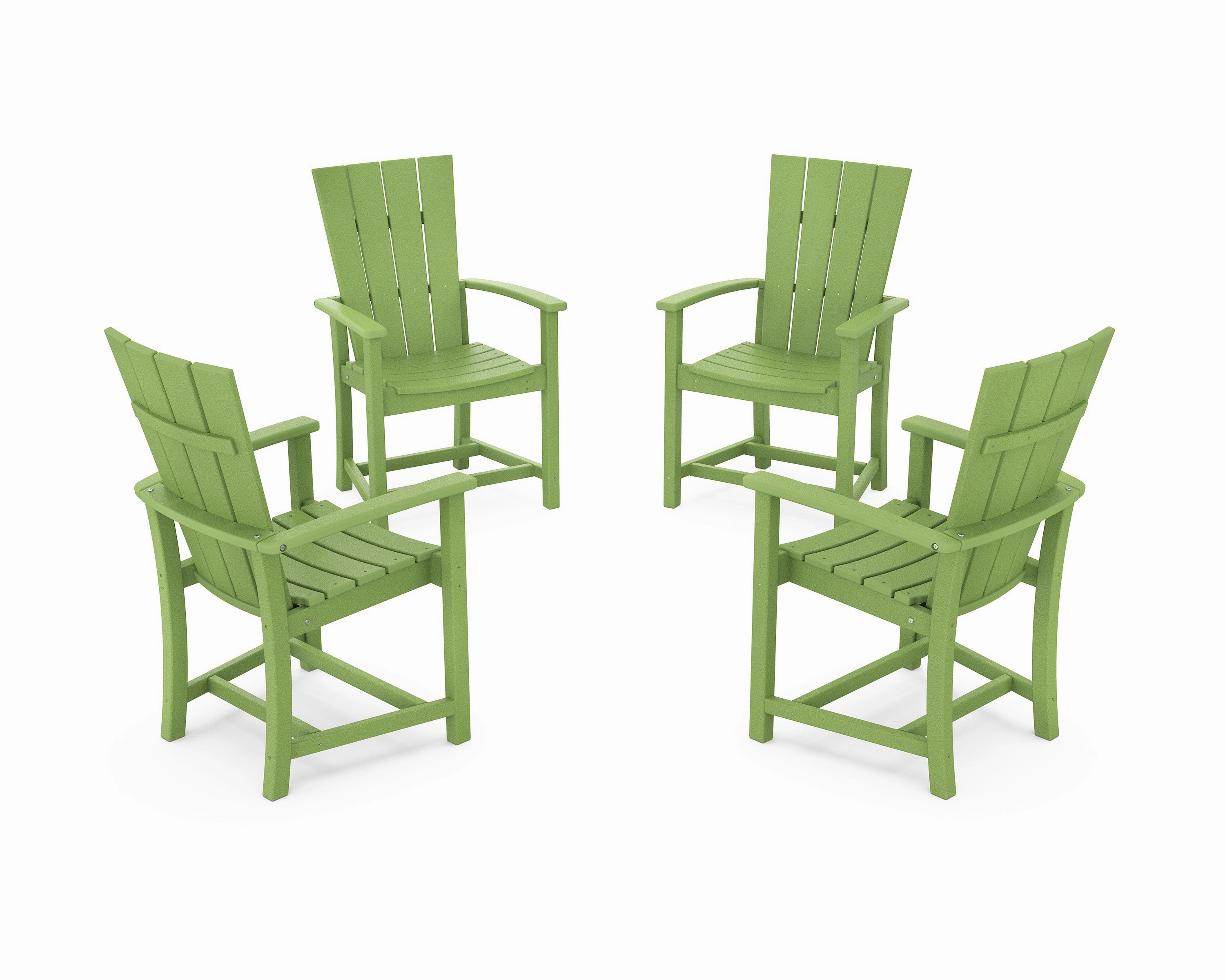 Quattro 4-Piece Upright Adirondack Conversation Set