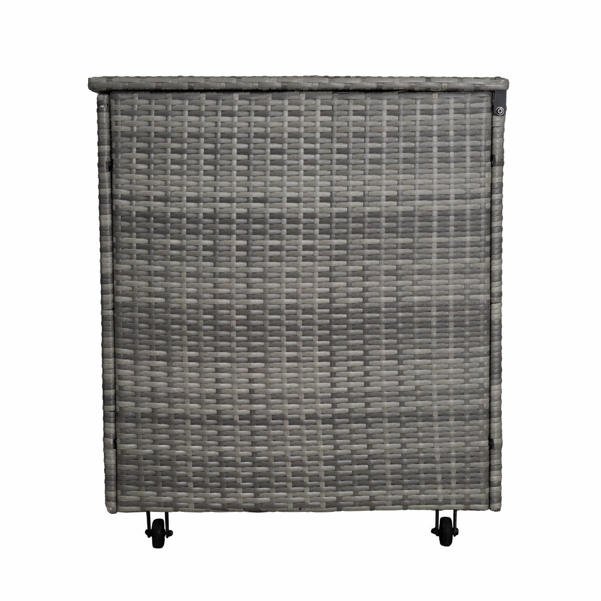 Rattan Corner Set & Cushion Storage Box - Grey