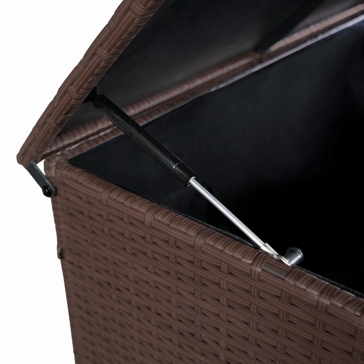 Rattan Cushion Storage Box 582L - Brown