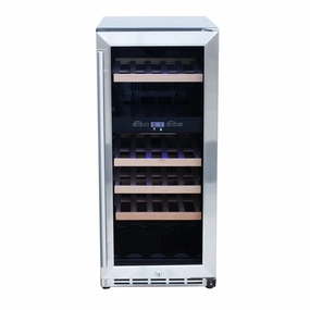 RCS 15-Inch Wine Cooler with Glass Window RWC1 outdoor beverage cooler with wheels