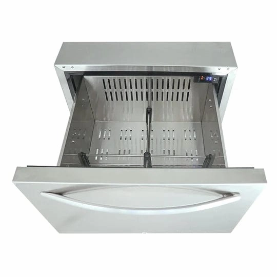 RCS 24-Inch 5.3 Cu. Ft. Outdoor Rated Dual Drawer Refrigerator REFR4