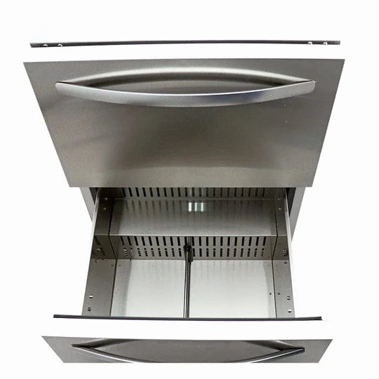 RCS 24-Inch 5.3 Cu. Ft. Outdoor Rated Dual Drawer Refrigerator REFR4