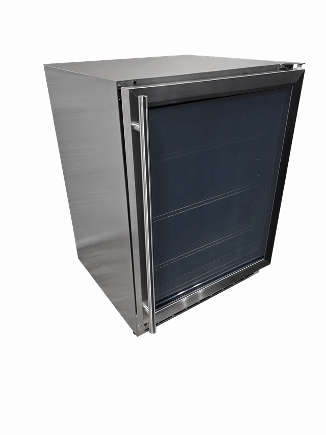 RCS 24-inch 5.6 Cu. Ft. UL Refrigerator with Glass Door REFR2B outdoor beverage cooler with wheels