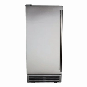 RCS 44 lb. 15-Inch Outdoor Rated Ice Maker with Gravity Drain REFR3 outdoor beverage cooler with wheels