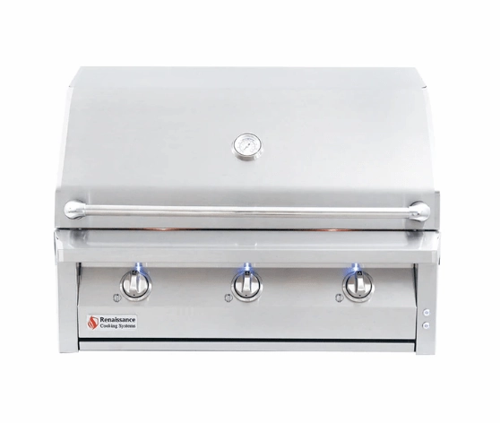 RCS American Renaissance Grill 36" Built-In Gas Grill ARG36 large capacity charcoal BBQ grills
