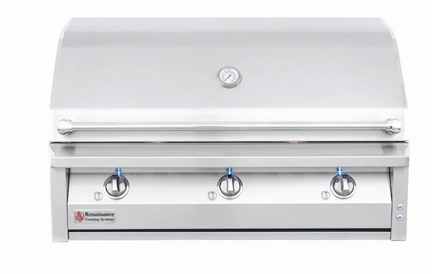 RCS American Renaissance Grill 42" Built-In Gas Grill ARG42 professional outdoor BBQ grill set