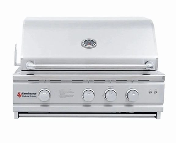 RCS Cutlass Pro Series 30" Built-in Grill RON30A large capacity charcoal BBQ grills