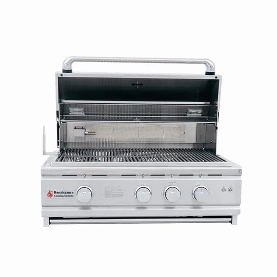 RCS Cutlass Pro Series 30" Built-in Grill with Window RON30AW
