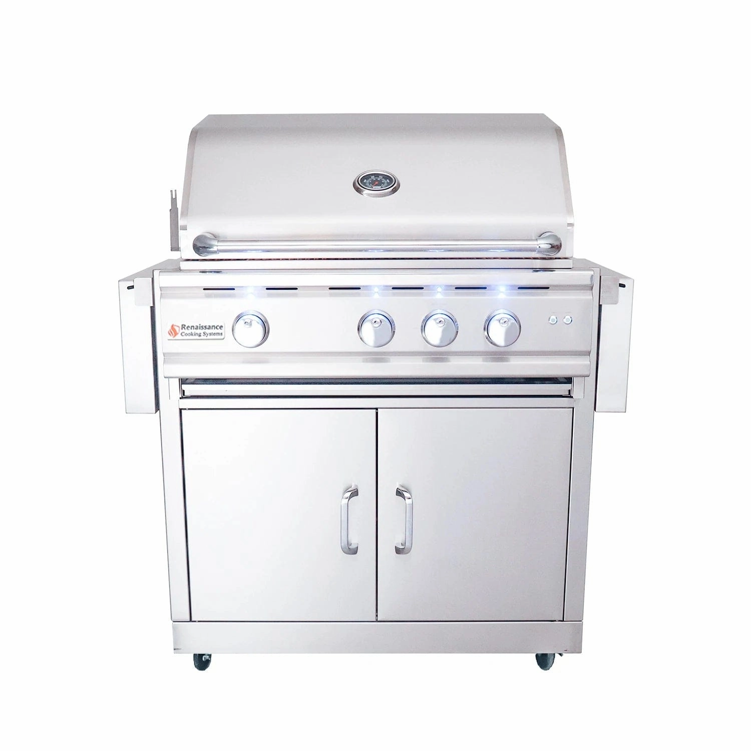 RCS Cutlass Pro Series 30" Freestanding Grill RON30A CK professional outdoor BBQ grill set