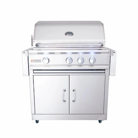 RCS Cutlass Pro Series 30" Freestanding Grill RON30A CK large capacity charcoal BBQ grills