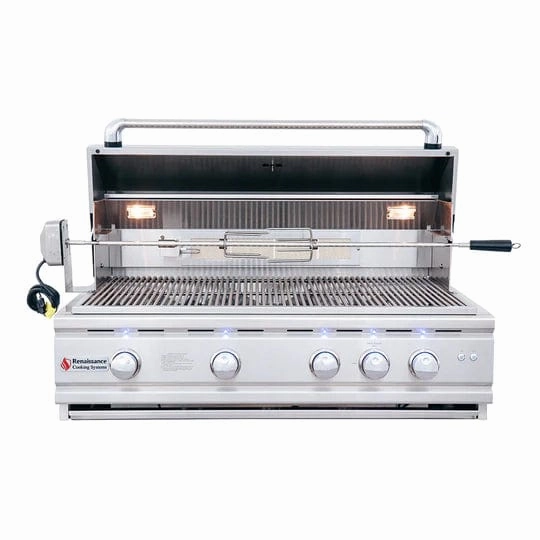 RCS Cutlass Pro Series 38" Built-in Grill with Window RON38AW