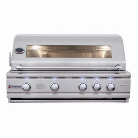 RCS Cutlass Pro Series 38" Built-in Grill with Window RON38AW large capacity charcoal BBQ grills
