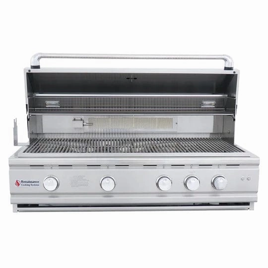 RCS Cutlass Pro Series 42" Built-in Grill with Window RON42AW large capacity charcoal BBQ grills