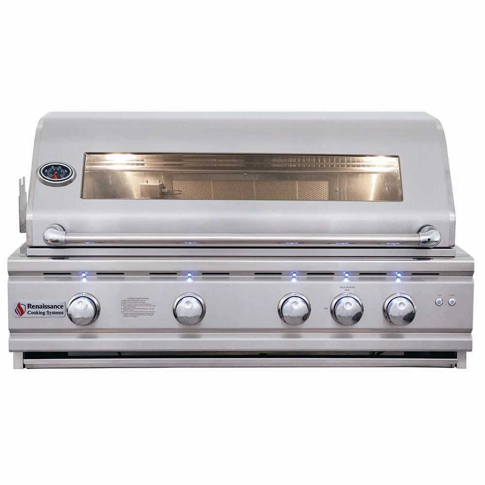 RCS Cutlass Pro Series 42" Built-in Grill with Window RON42AW