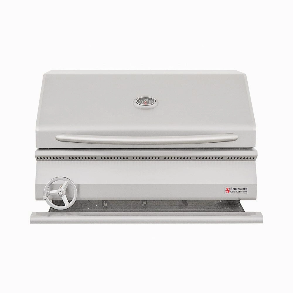 RCS Premier 32-inch Built-in Charcoal Grill RJCC32A large capacity charcoal BBQ grills