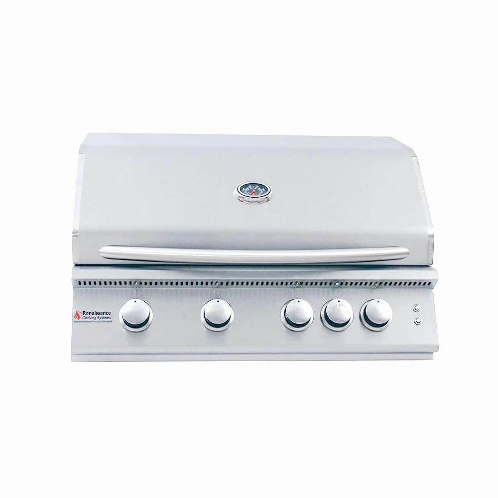 RCS Premier 32" Built-in Grill with LED Lights RJC32AL
