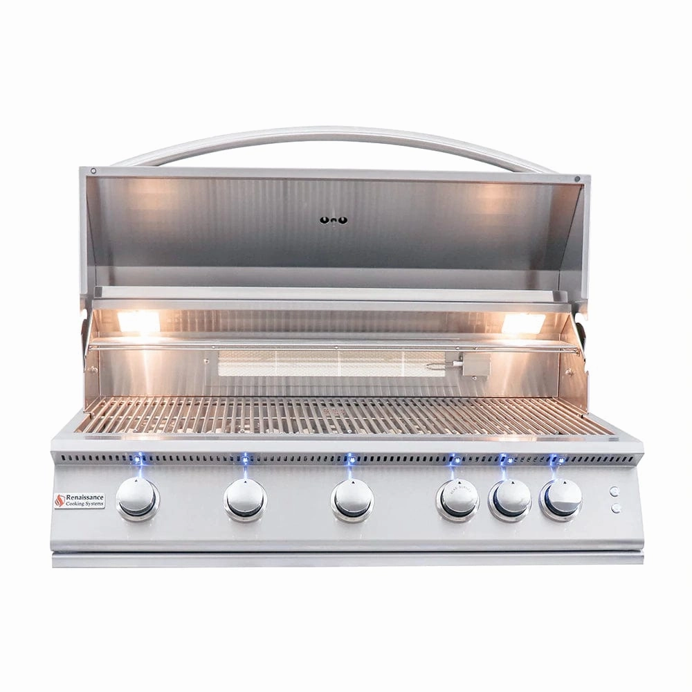 RCS Premier 40" Built-in Grill with LED Lights RJC40AL