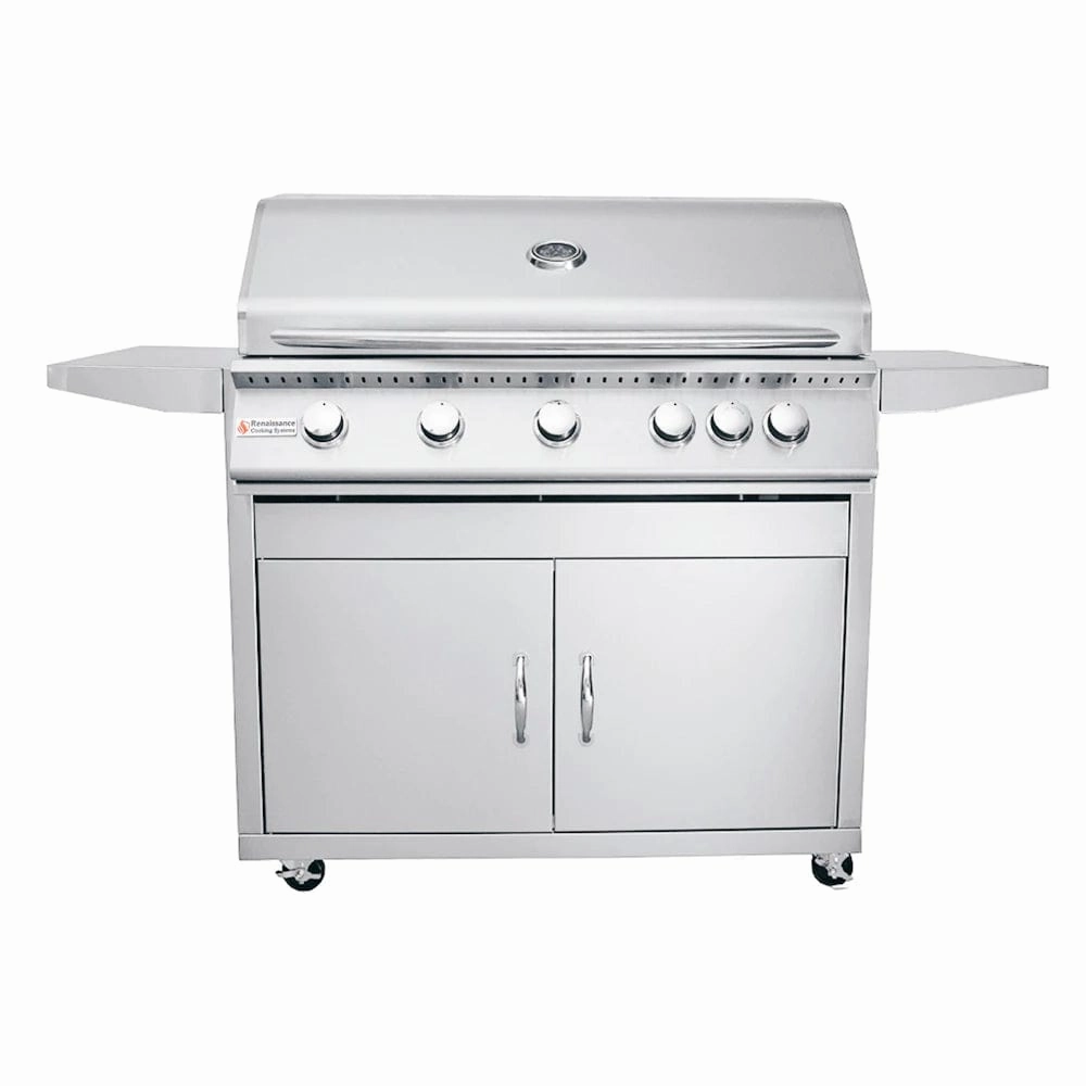 RCS Premier 40" Freestanding Grill RJC40A CK large capacity charcoal BBQ grills