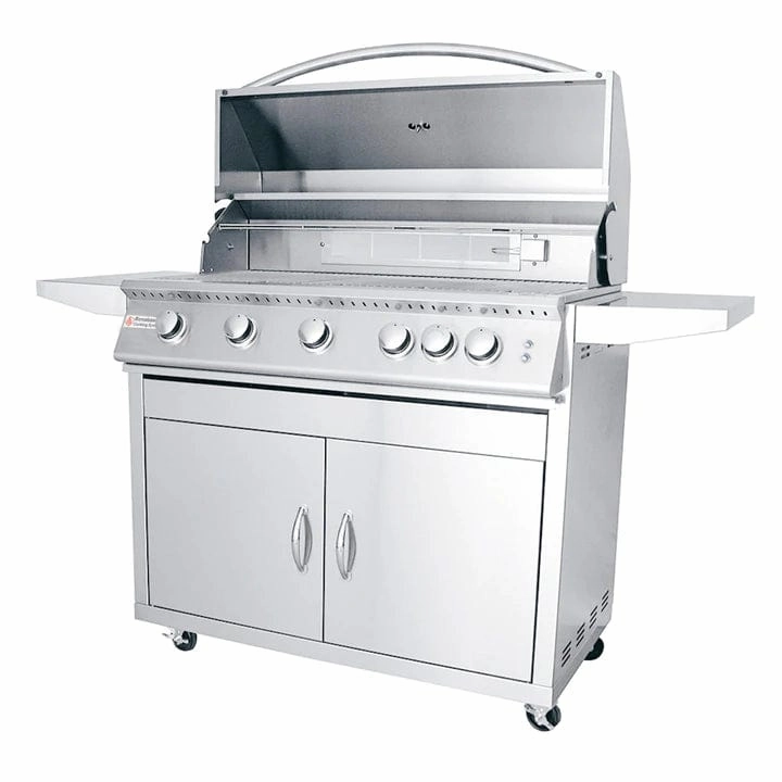 RCS Premier 40" L Freestanding Grill with LED Lights RJC40AL CK