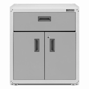 Ready-to-assemble 3/4-door Modular Gearbox - Gray Slate Storage Solution large capacity outdoor storage box
