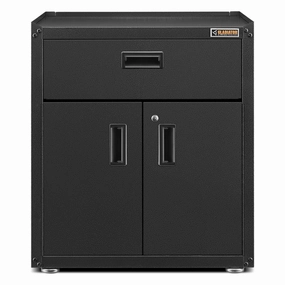 Ready-to-assemble 3/4-door Modular Gearbox - Hammered Granite Storage Solution large capacity outdoor storage box