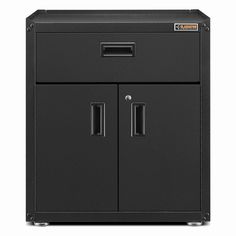 Ready-to-assemble 3/4-door Modular Gearbox - Hammered Granite Storage Solution large capacity outdoor storage box