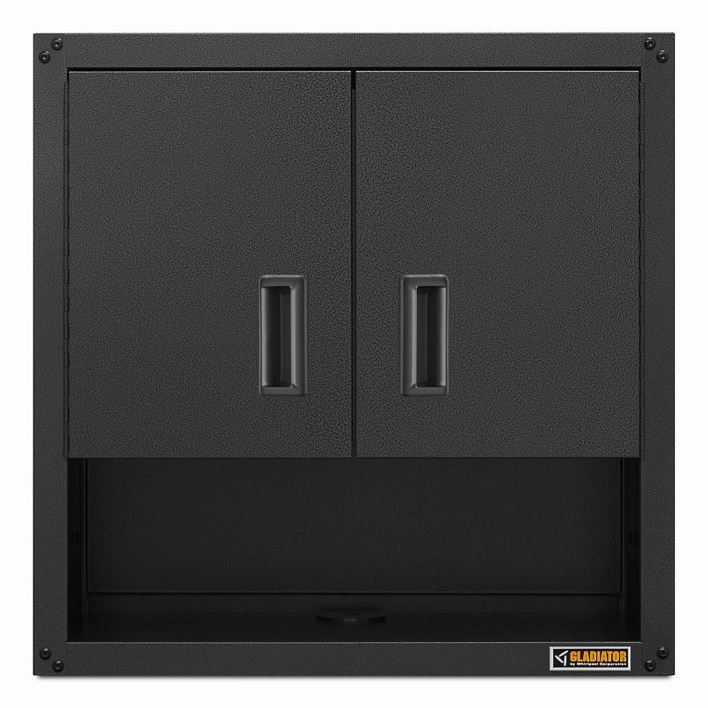 Ready-to-assemble 3/4 Door Wall Gearbox - Hammered Granite Storage Solution large capacity outdoor storage box