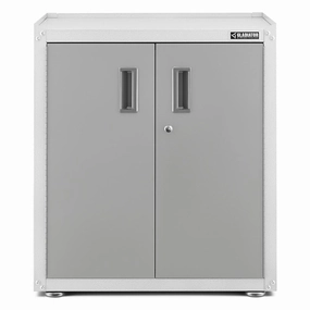 Ready-to-assemble Full-door Modular Gearbox - Gray Slate Storage Solution large capacity outdoor storage box