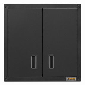 Ready-to-assemble Full-door Wall Gearbox - Hammered Granite Storage Solution large capacity outdoor storage box