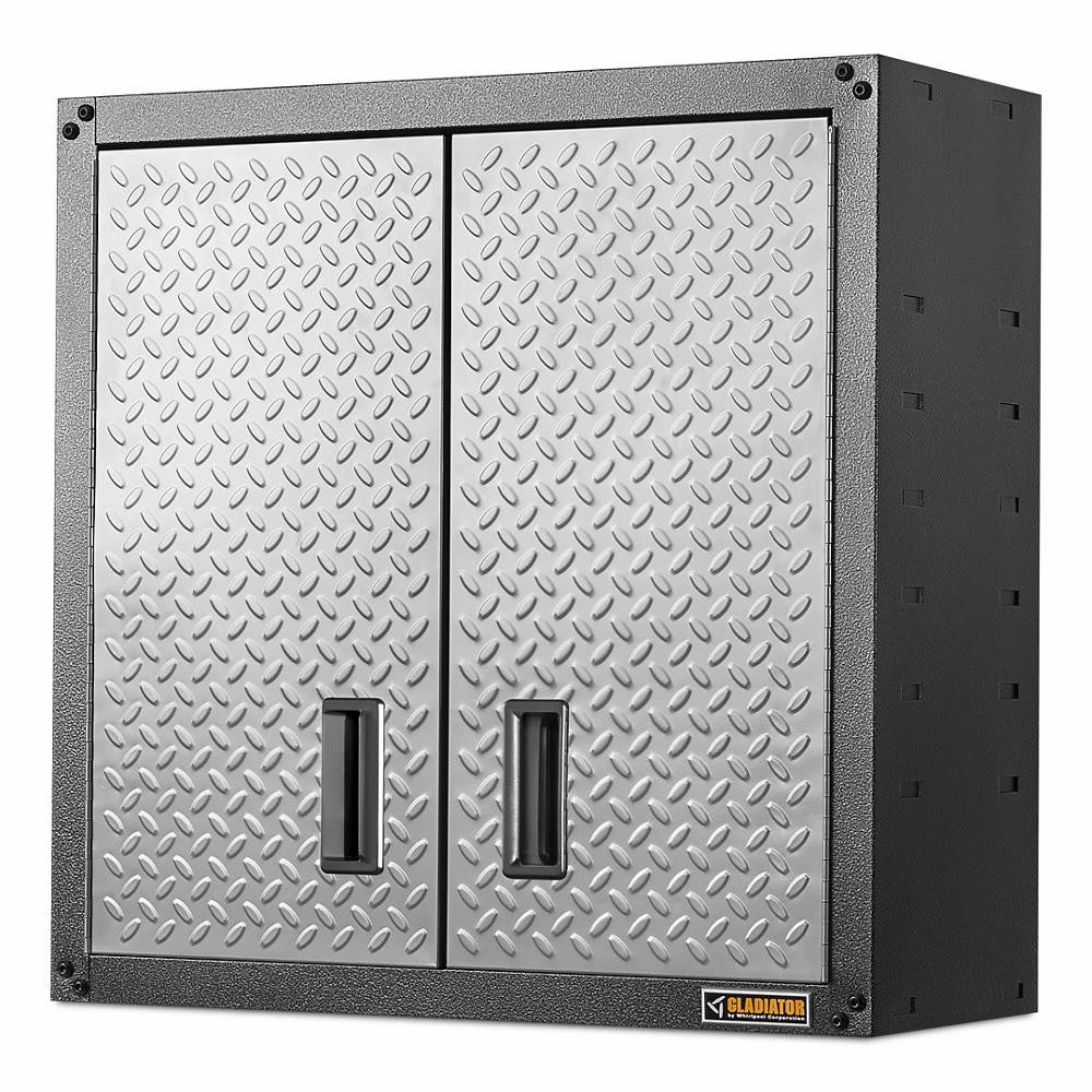 Ready-to-assemble Full-door Wall Gearbox - Silver Tread Storage Solution