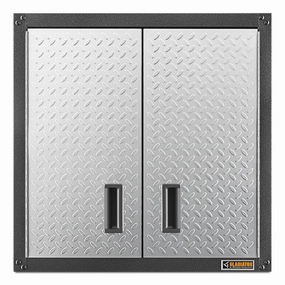 Ready-to-assemble Full-door Wall Gearbox - Silver Tread Storage Solution large capacity outdoor storage box