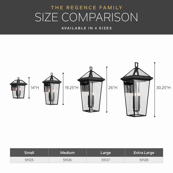 Regence 14" 2-Light Outdoor Wall Light
