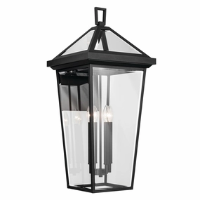 Regence Four Light Outdoor Wall Mount Textured BlackOutdoor wall sconces with motion sensor