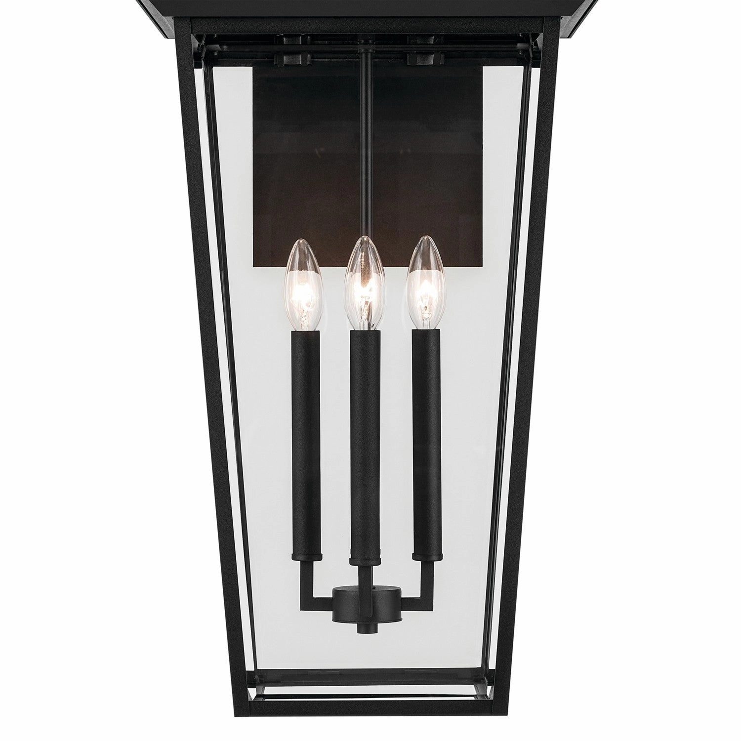 Regence Four Light Outdoor Wall Mount Textured Black