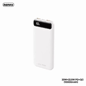 MustHave Deals Clearance Sale Now Remax Rpp-520 Bole Series Pd20W Qc22.5W Fast Charging Power Bank 10000Mah - White