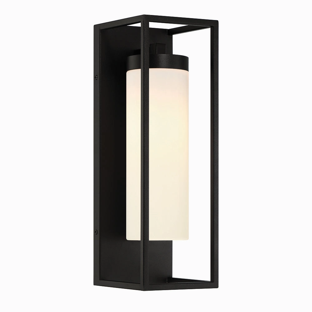 Ren One Light Outdoor Wall Sconce BlackOutdoor wall sconces with motion sensor
