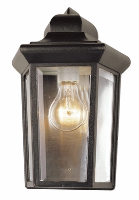 Rendell One Light Pocket Lantern BlackOutdoor wall sconces with motion sensor