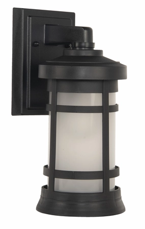 Resilience Lanterns One Light Outdoor Wall Lantern Textured BlackOutdoor wall sconces with motion sensor