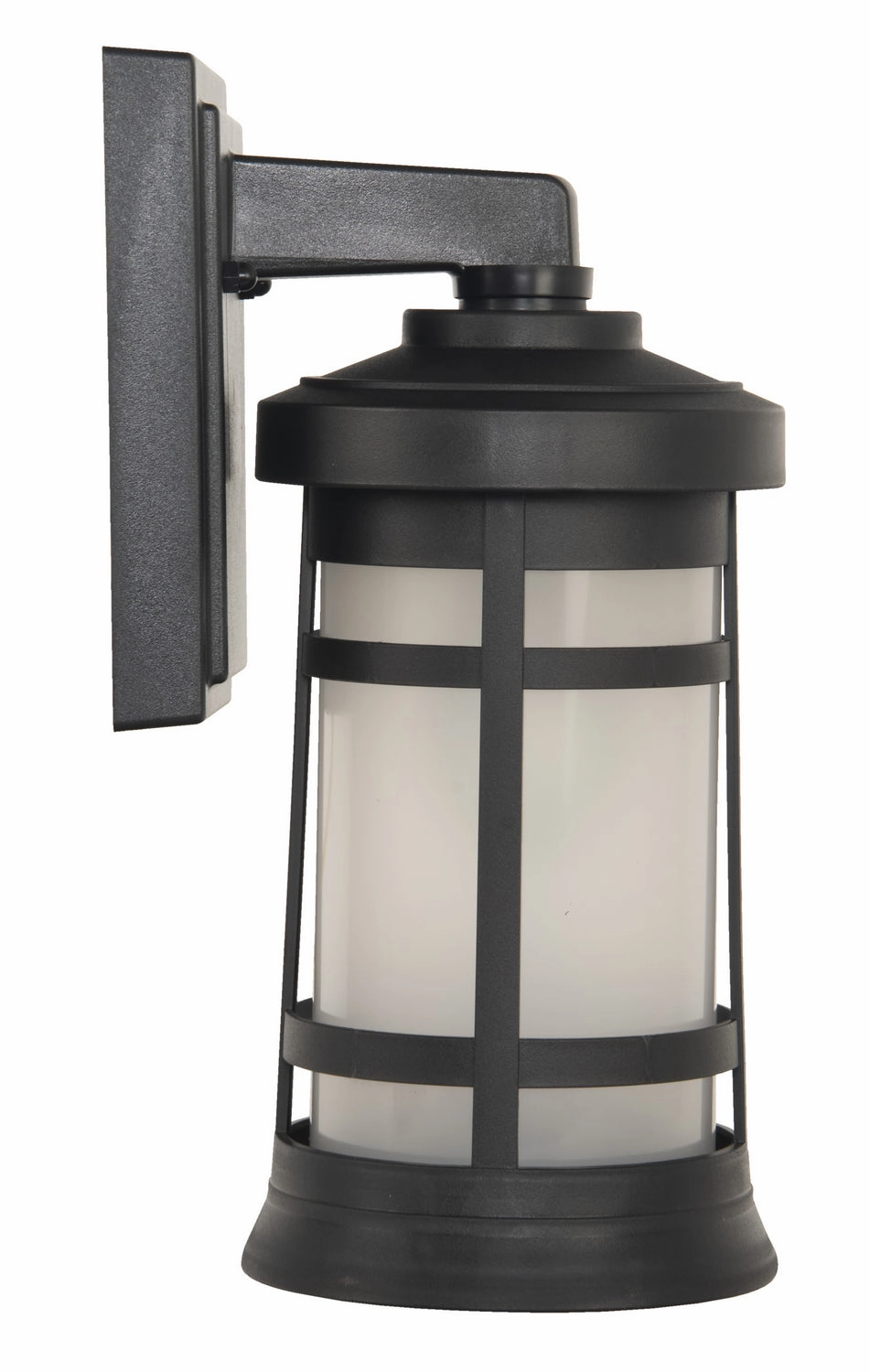 Resilience Lanterns One Light Outdoor Wall Lantern Textured Black