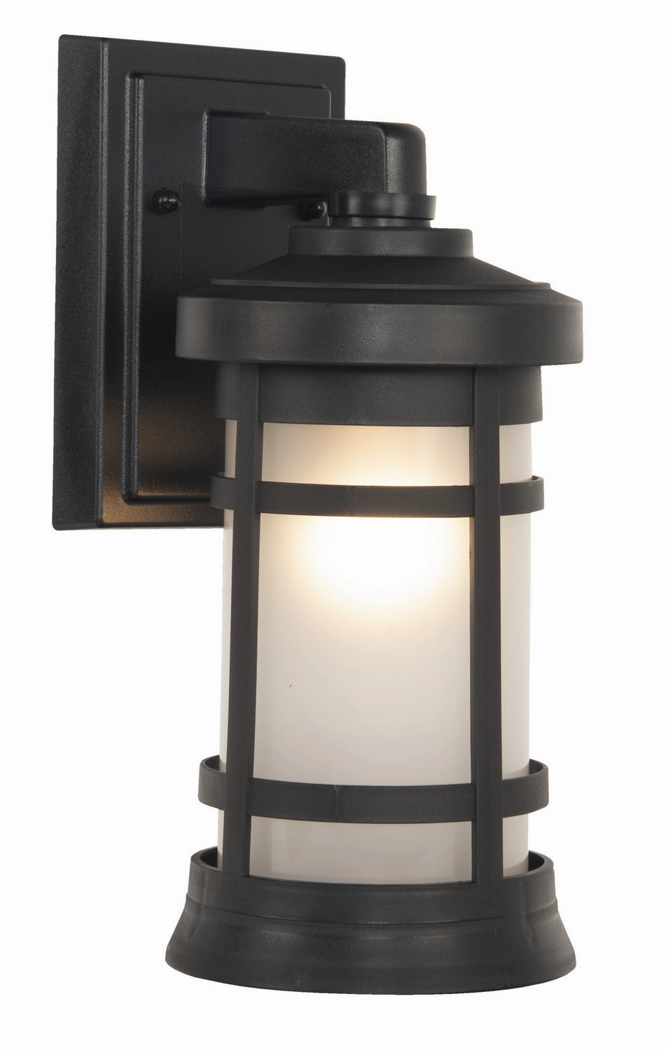 Resilience Lanterns One Light Outdoor Wall Lantern Textured Black