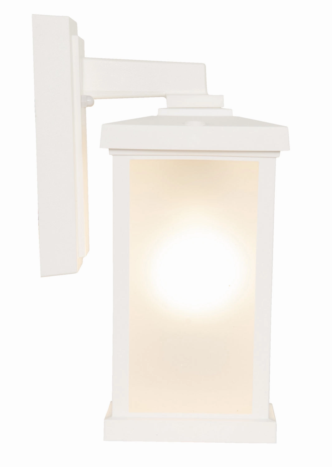 Resilience Lanterns One Light Outdoor Wall Lantern Textured White