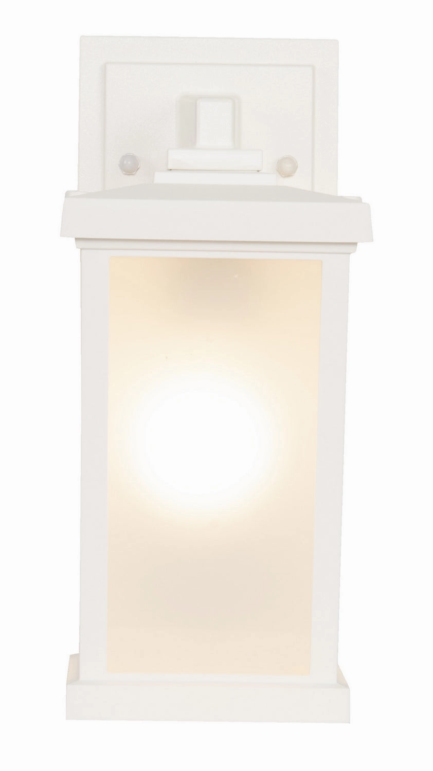 Resilience Lanterns One Light Outdoor Wall Lantern Textured White