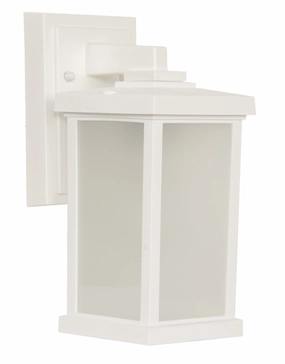 Resilience Lanterns One Light Outdoor Wall Lantern Textured WhiteOutdoor wall sconces with motion sensor