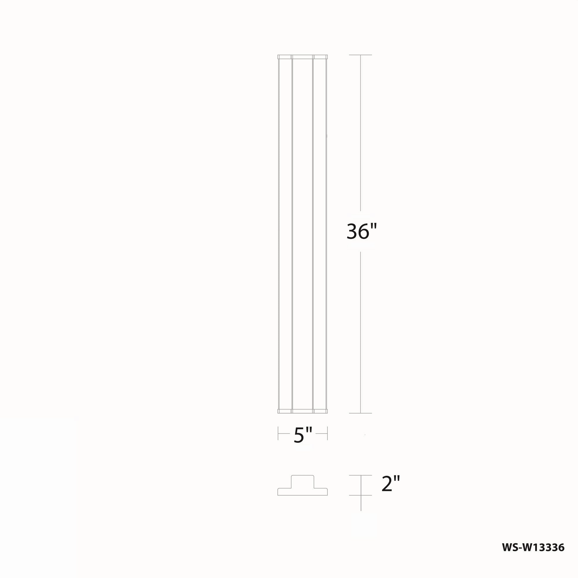 Revels 36" LED Outdoor Wall Light