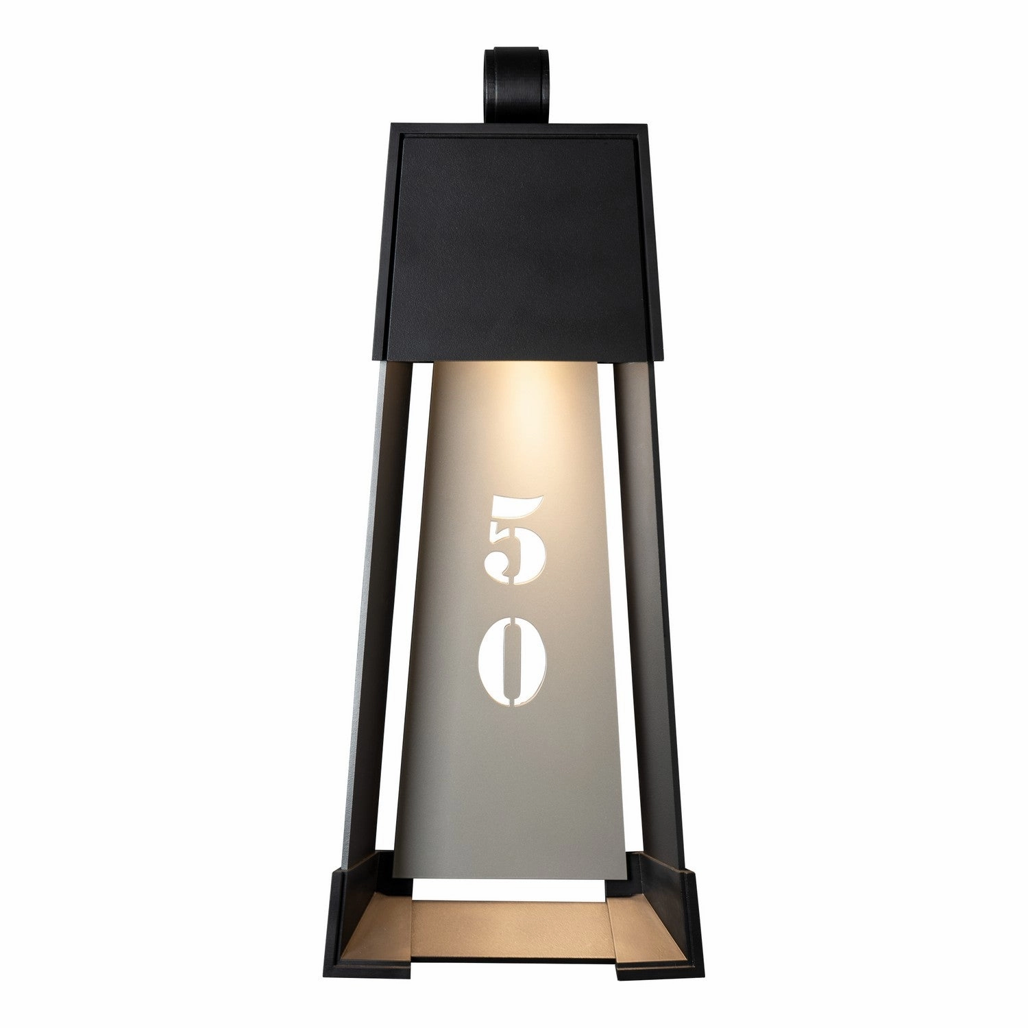 Revere One Light Outdoor Wall Sconce Coastal Black